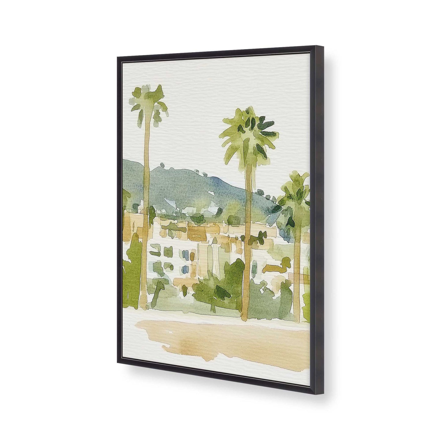 [Color:Weathered Zinc], Picture of art in a Weathered Zinc frame of the corner