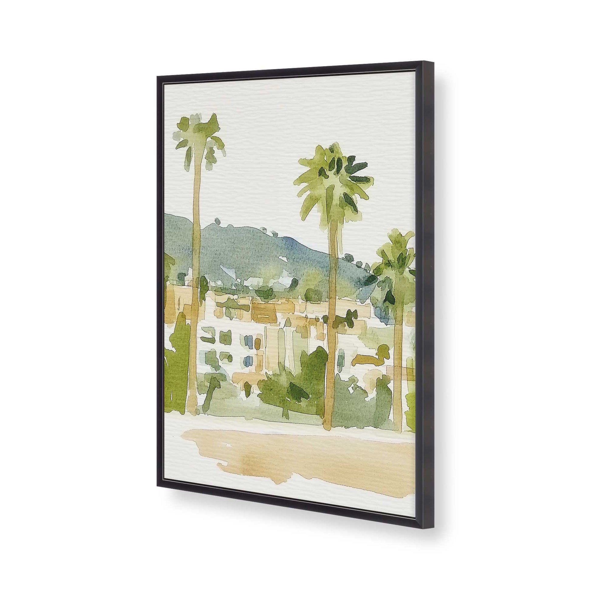 [Color:Weathered Zinc], Picture of art in a Weathered Zinc frame of the corner
