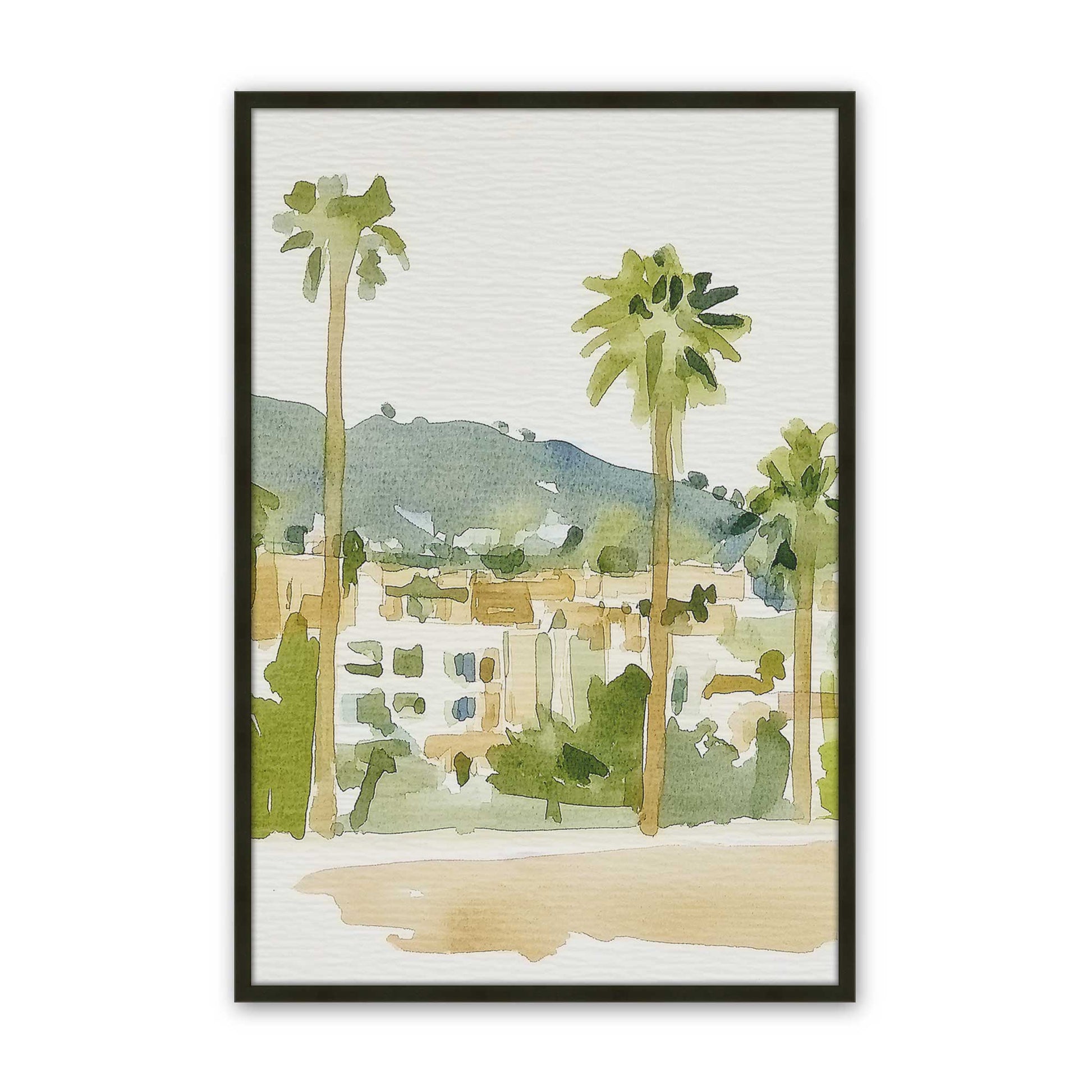[Color:Satin Black], Picture of art in a Satin Black frame