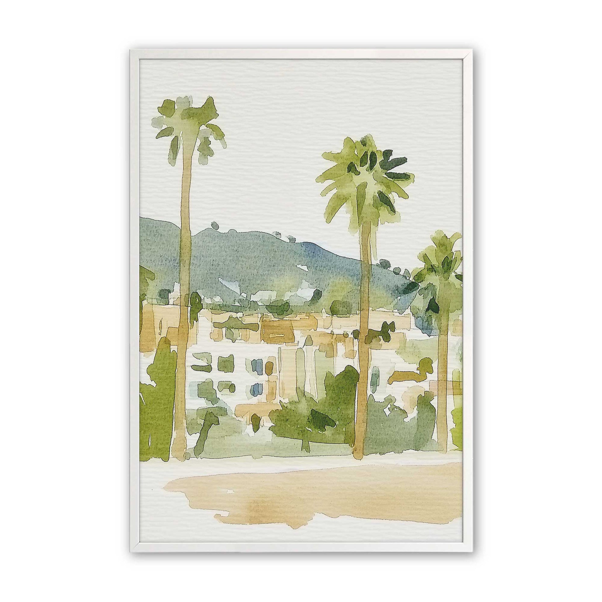 [Color:Opaque White], Picture of art in a Opaque White frame