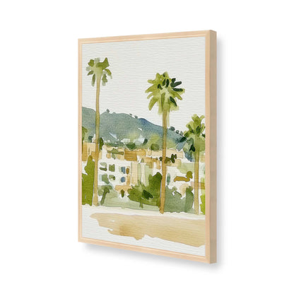 [Color:Raw Maple], Picture of art in a Raw Maple frame of the corner
