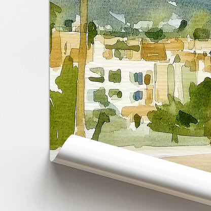 [color:Rolled Print], Picture of close up of art