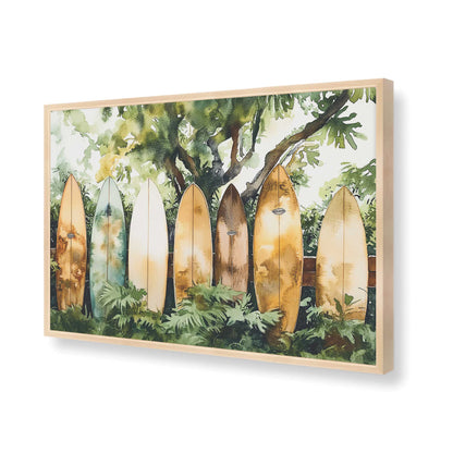 [Color:Raw Maple], Picture of art in a Raw Maple frame of the corner
