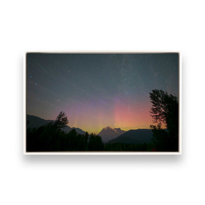 [Color:Opaque White], Picture of art in a White frame