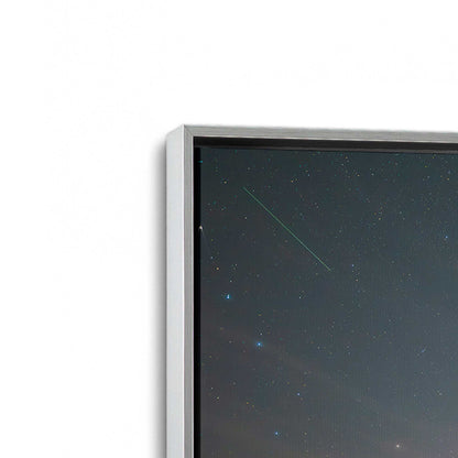 [Color:Polished Chrome], Picture of art in a Polished Chrome frame at an angle