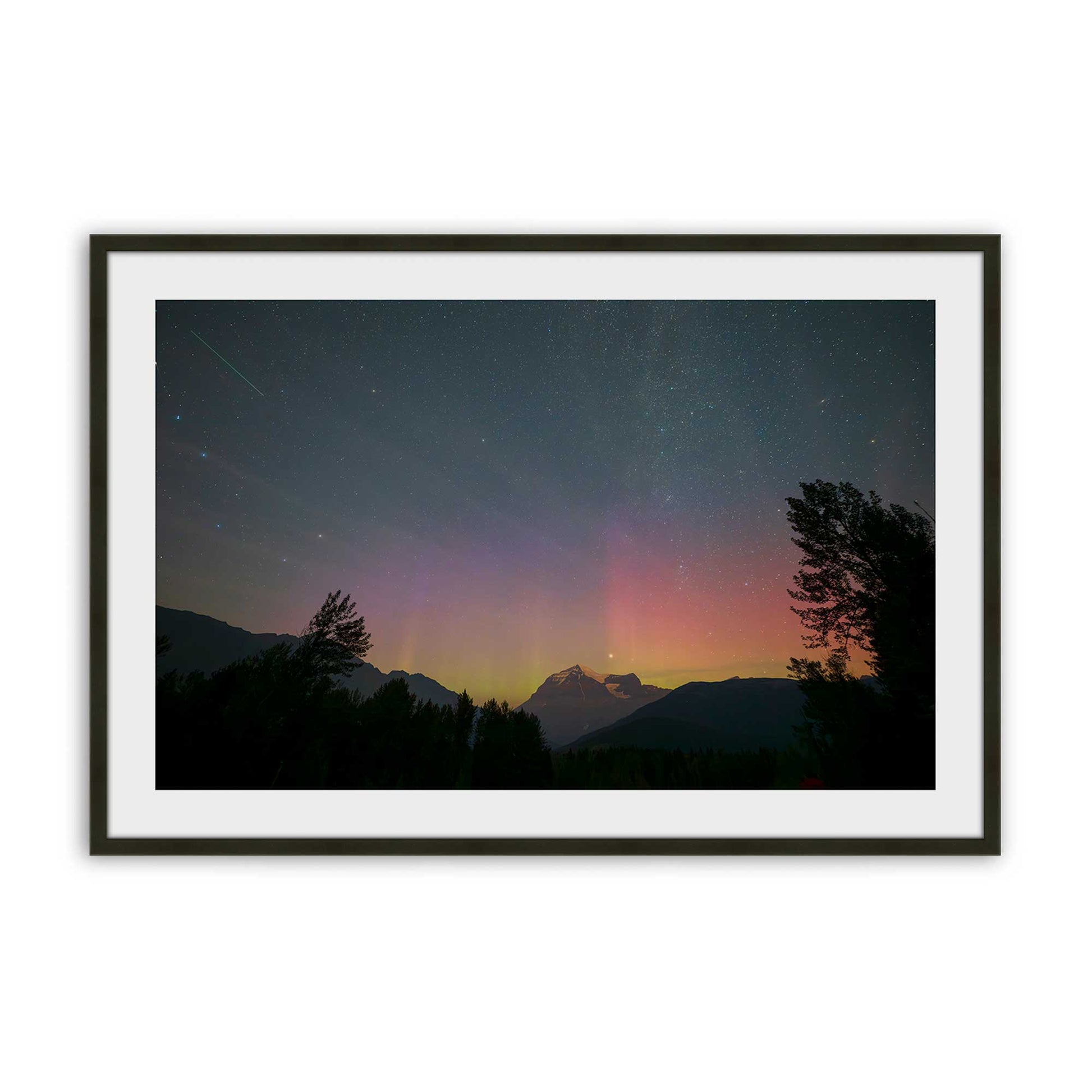 [Color:Satin Black], Picture of art in a Satin Black frame