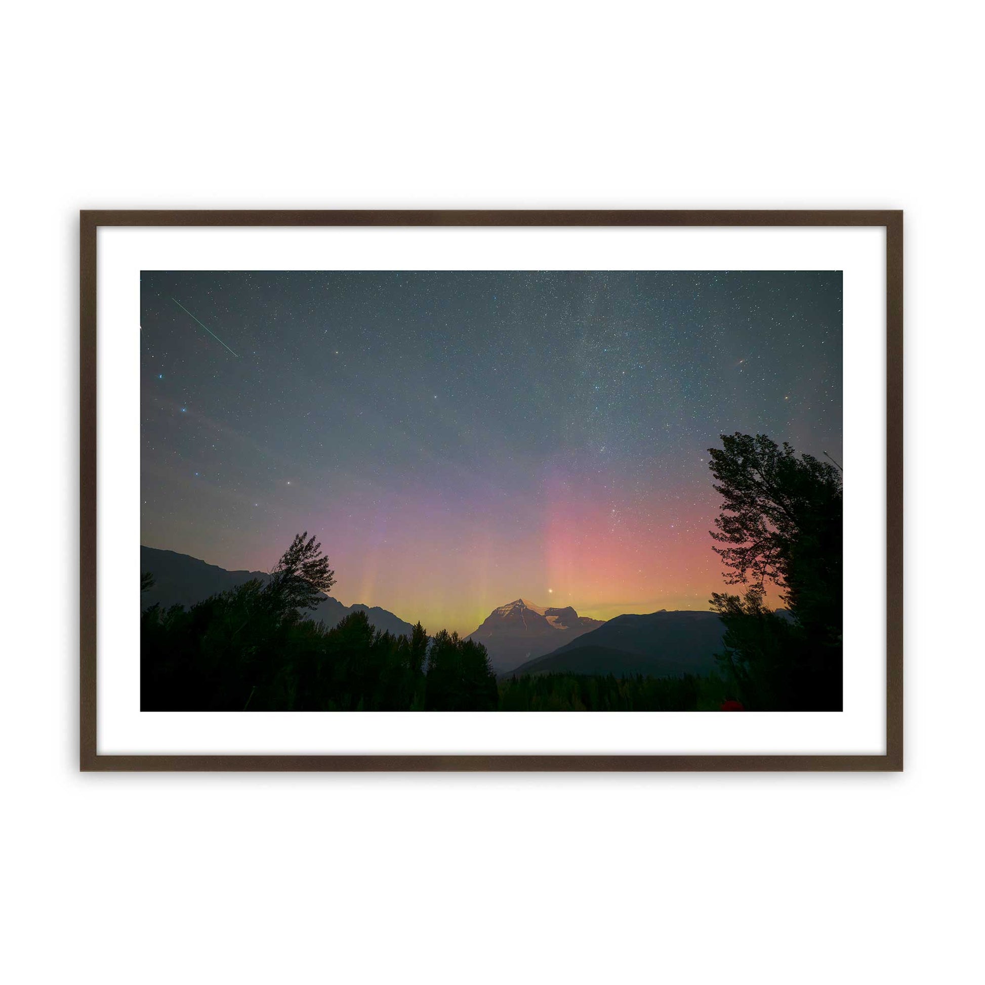[Color:Brown], Picture of art in a Brown frame