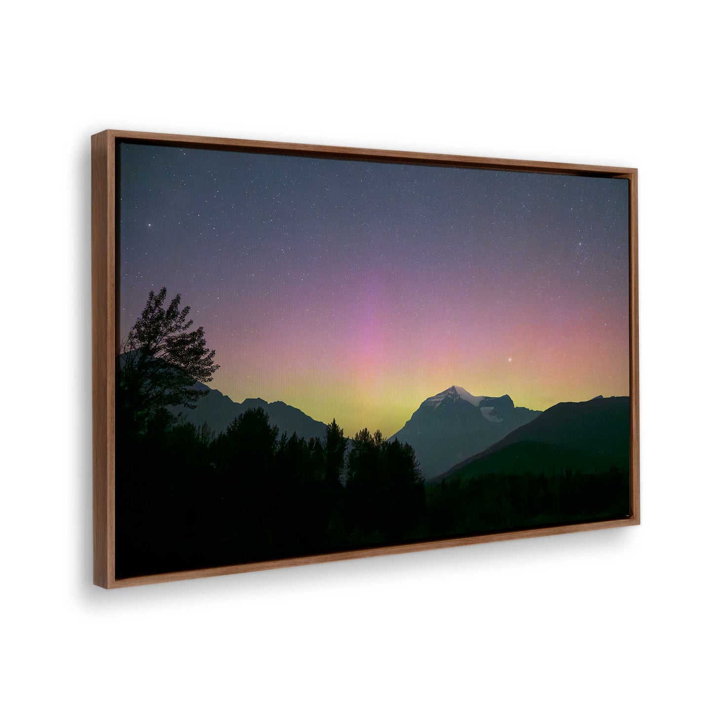 [Color:Walnut], Picture of the corner of the art