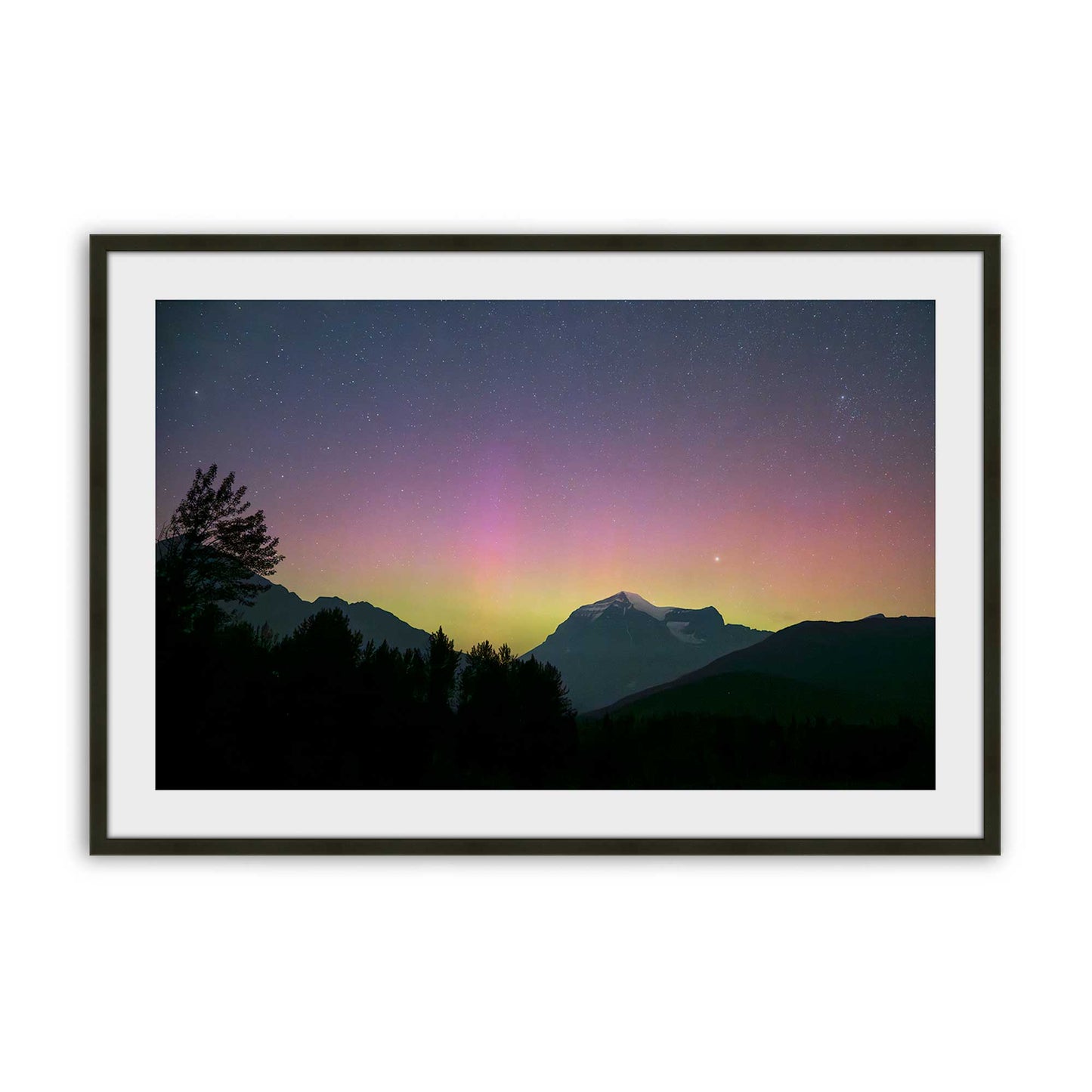 [Color:Satin Black], Picture of art in a Satin Black frame