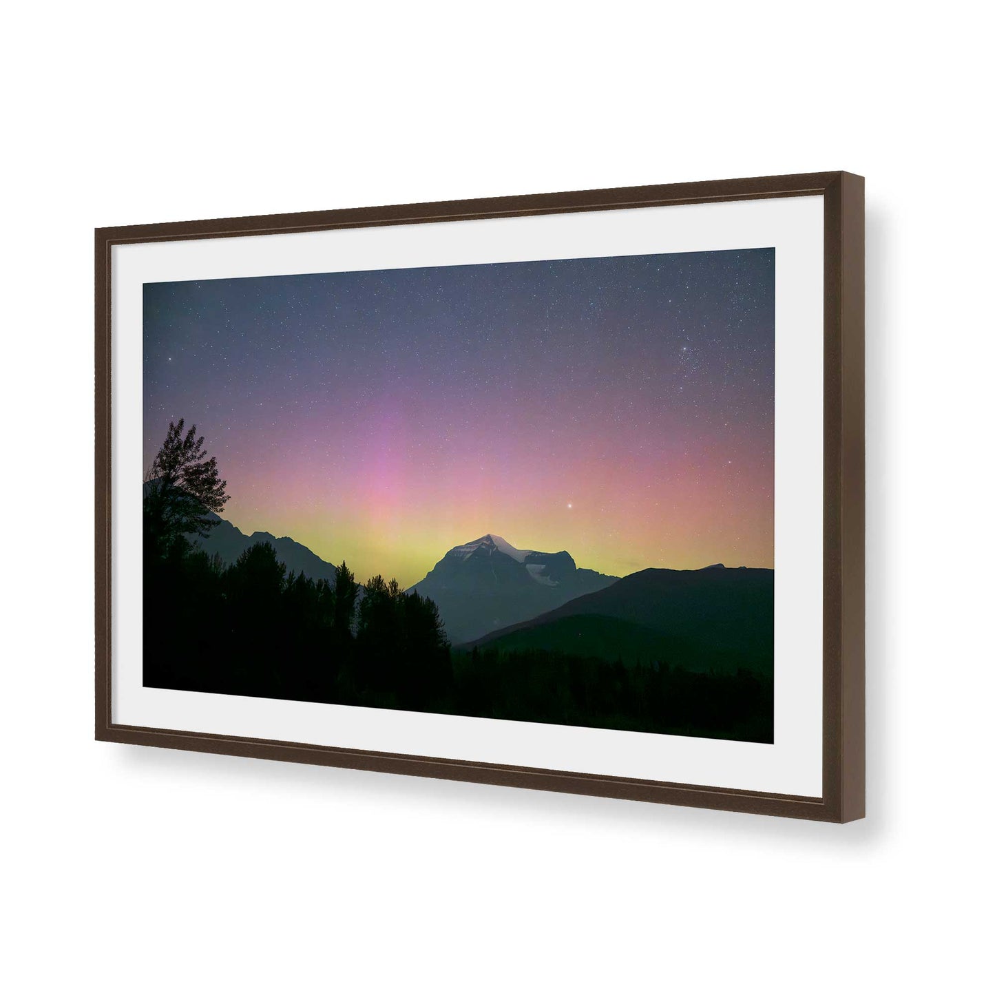 [Color:Belvinder Brown], Picture of art in a Belvinder Brown frame of the corner