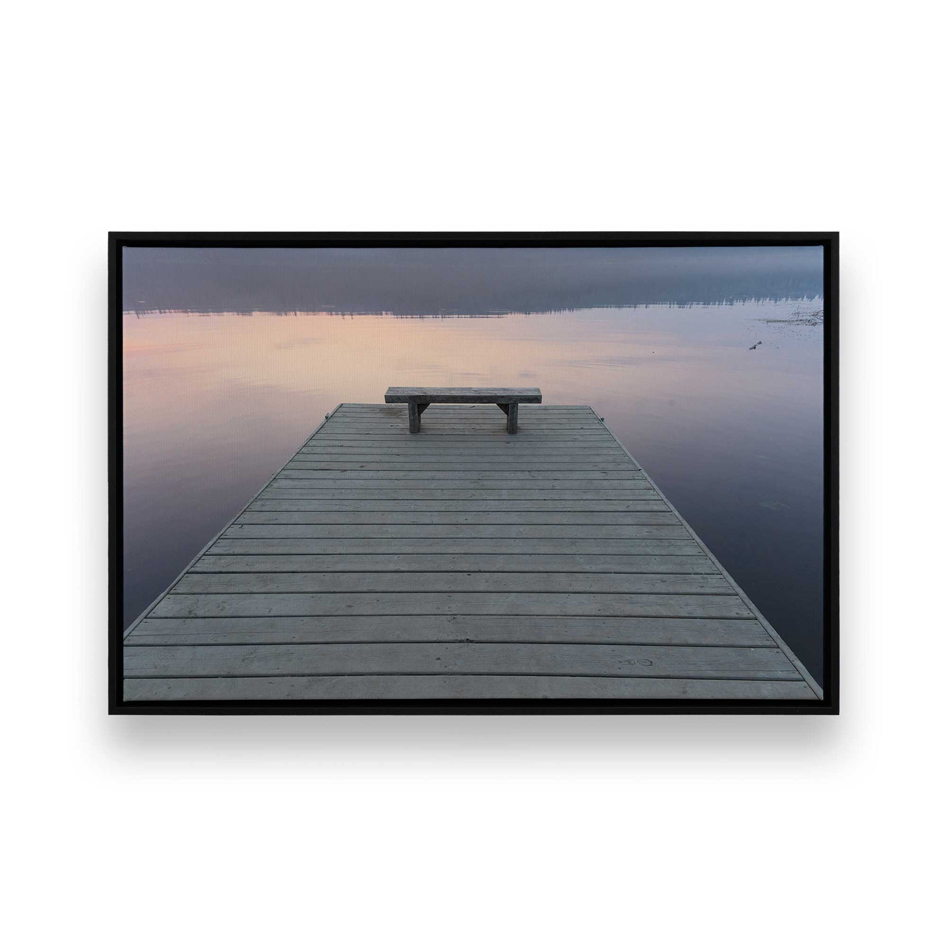 [Color:Satin Black], Picture of art in a Satin Black frame