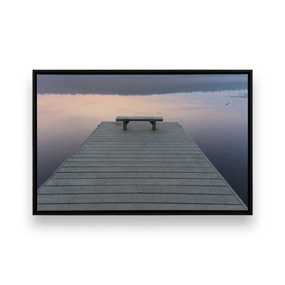 [Color:Satin Black], Picture of art in a Satin Black frame