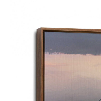[Color:Walnut], Picture of art in a Walnut frame at an angle