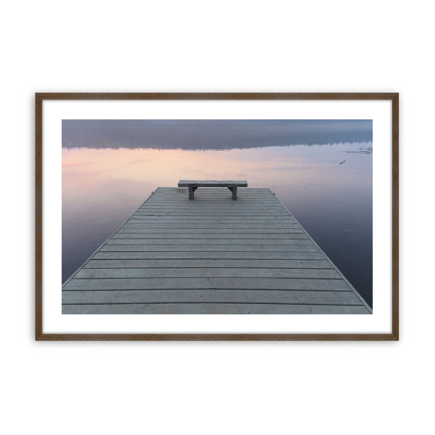 [Color:Walnut], Picture of art in a Walnut frame