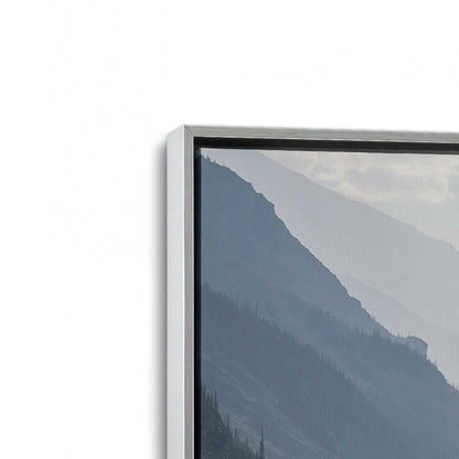 [Color:Polished Chrome], Picture of art in a Polished Chrome frame at an angle