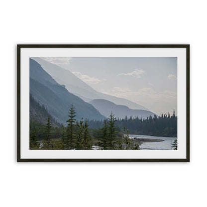 [Color:Satin Black], Picture of art in a Satin Black frame