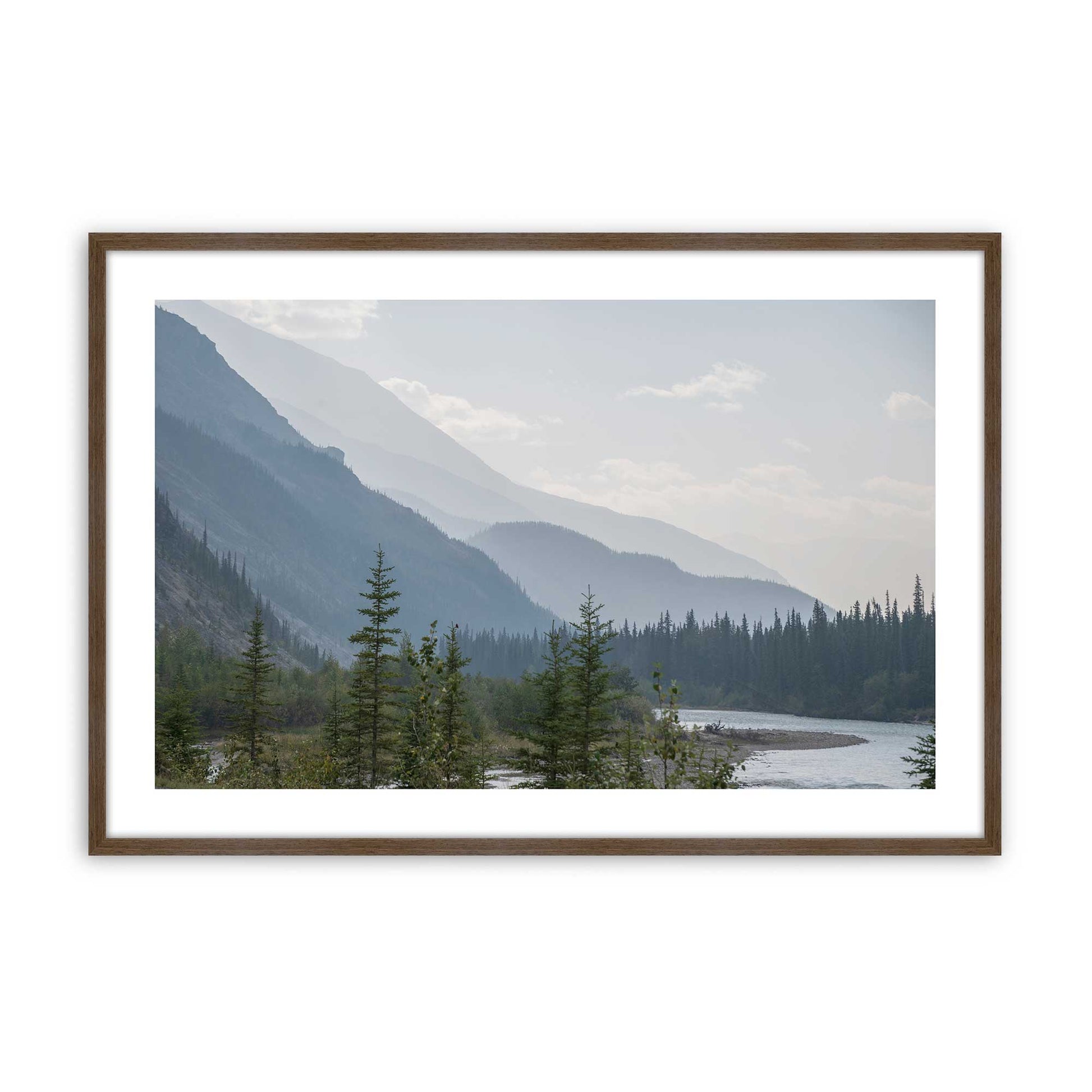 [Color:Walnut], Picture of art in a Walnut frame