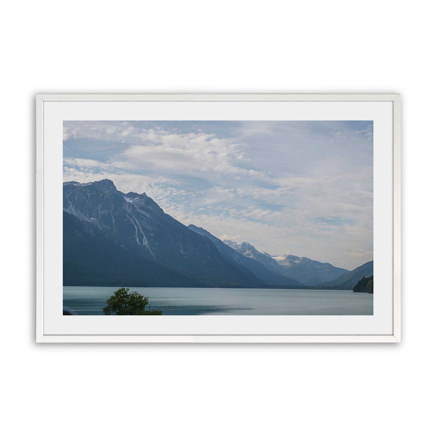 [Color:Opaque White], Picture of art in a Opaque White frame