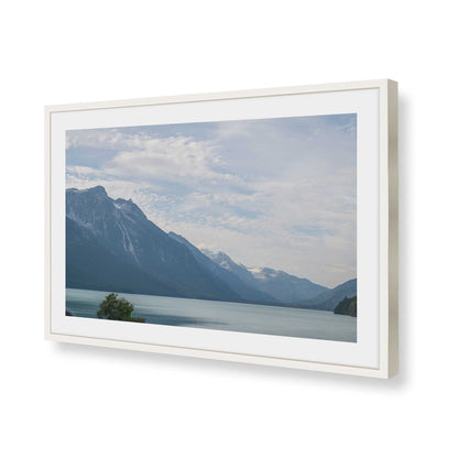 [Color:Opaque White], Picture of art in a Opaque White frame of the corner