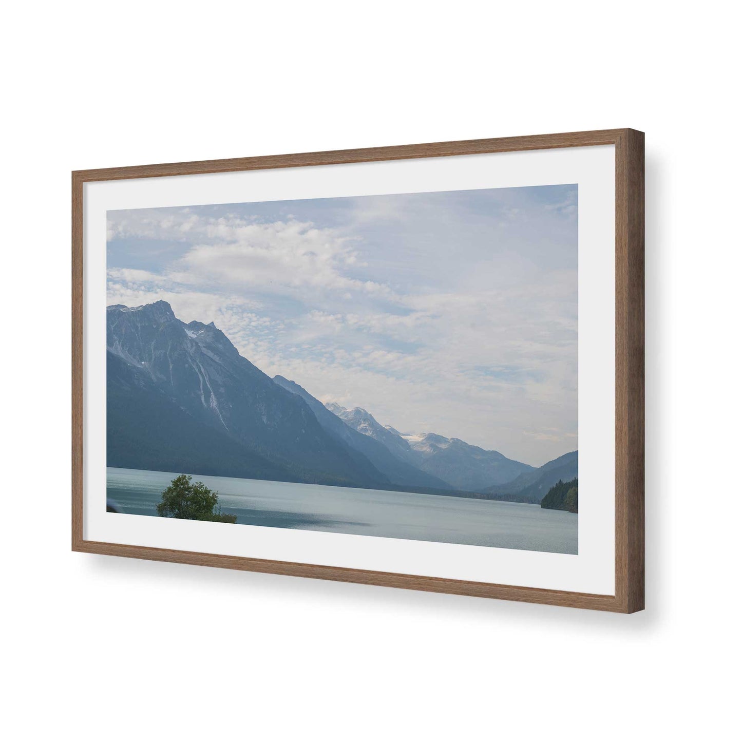 [Color:Walnut], Picture of art in a Walnut frame of the corner