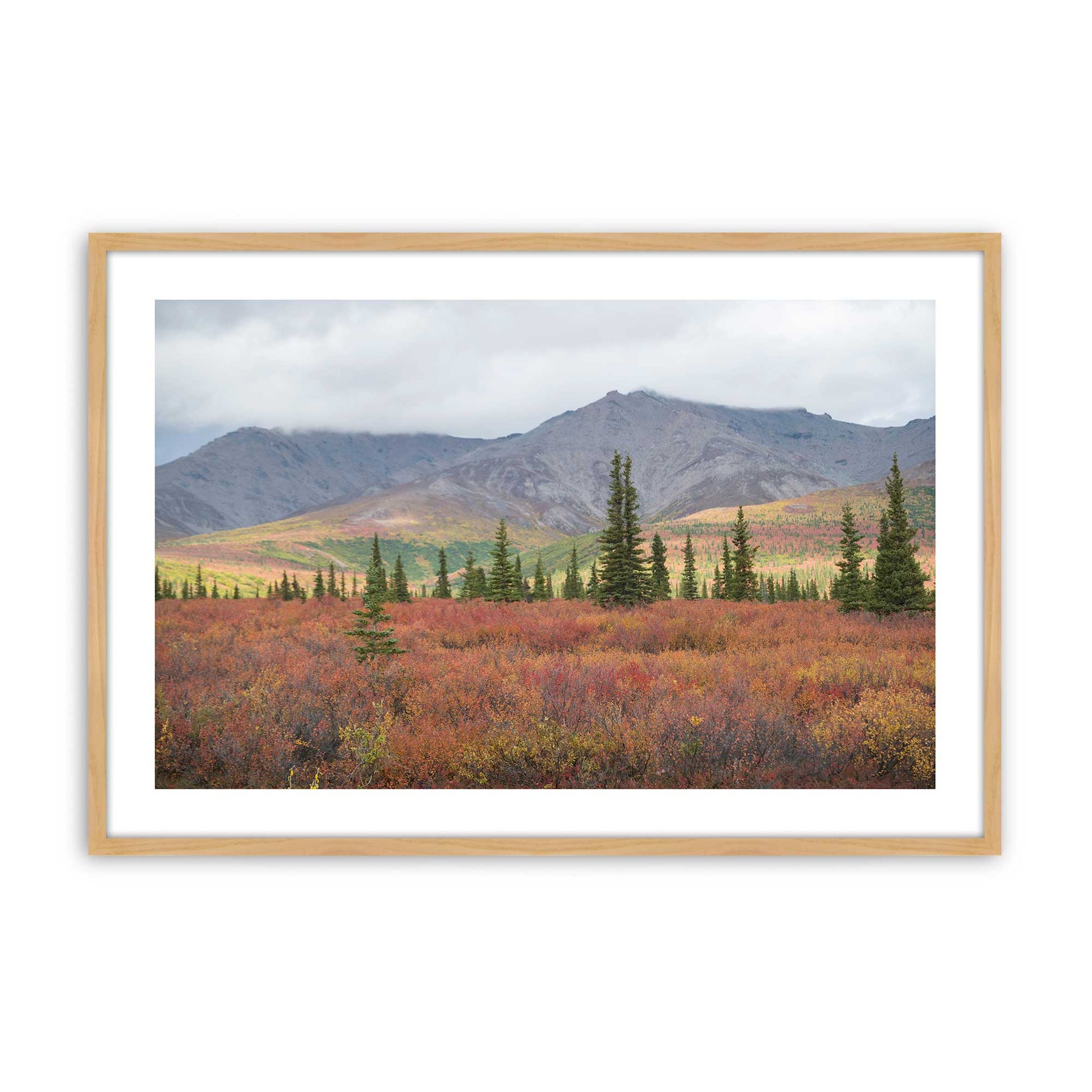 [Color:American Maple], Picture of art in a American Maple frame