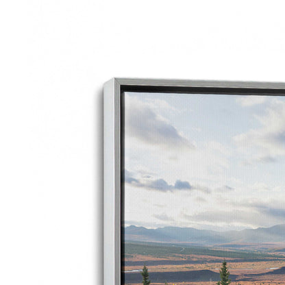 [Color:Polished Chrome], Picture of art in a Polished Chrome frame at an angle