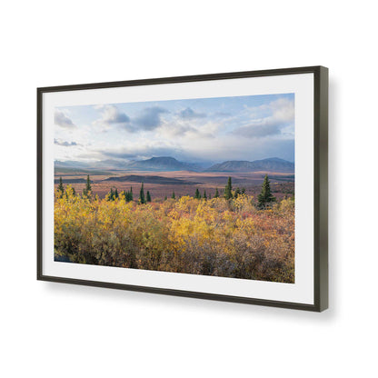 [Color:Satin Black], Picture of art in a Satin Black frame of the corner