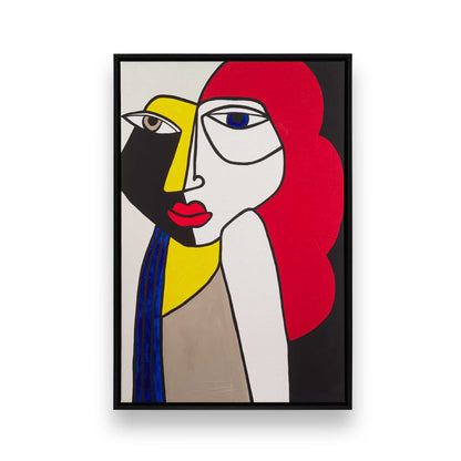[Color:Satin Black], Picture of art in a Satin Black frame