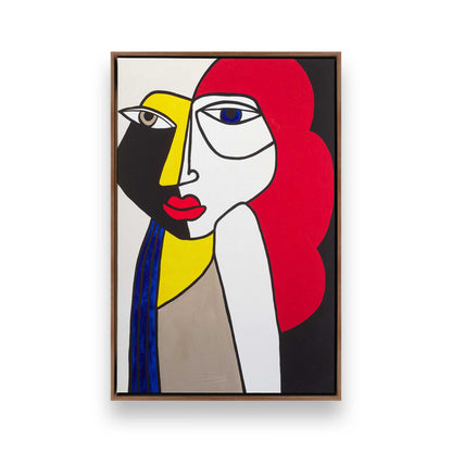 [Color:Walnut], Picture of art in a Walnut frame