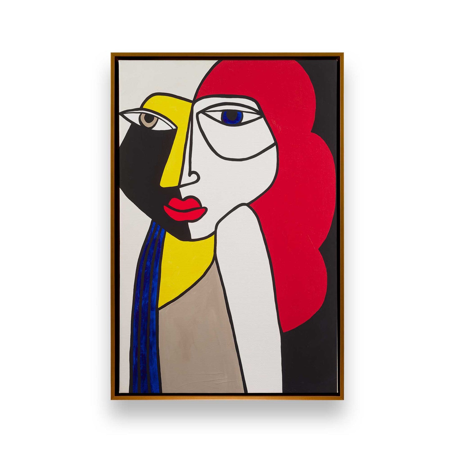 [Color:Polished Gold], Picture of art in a Polished Gold frame