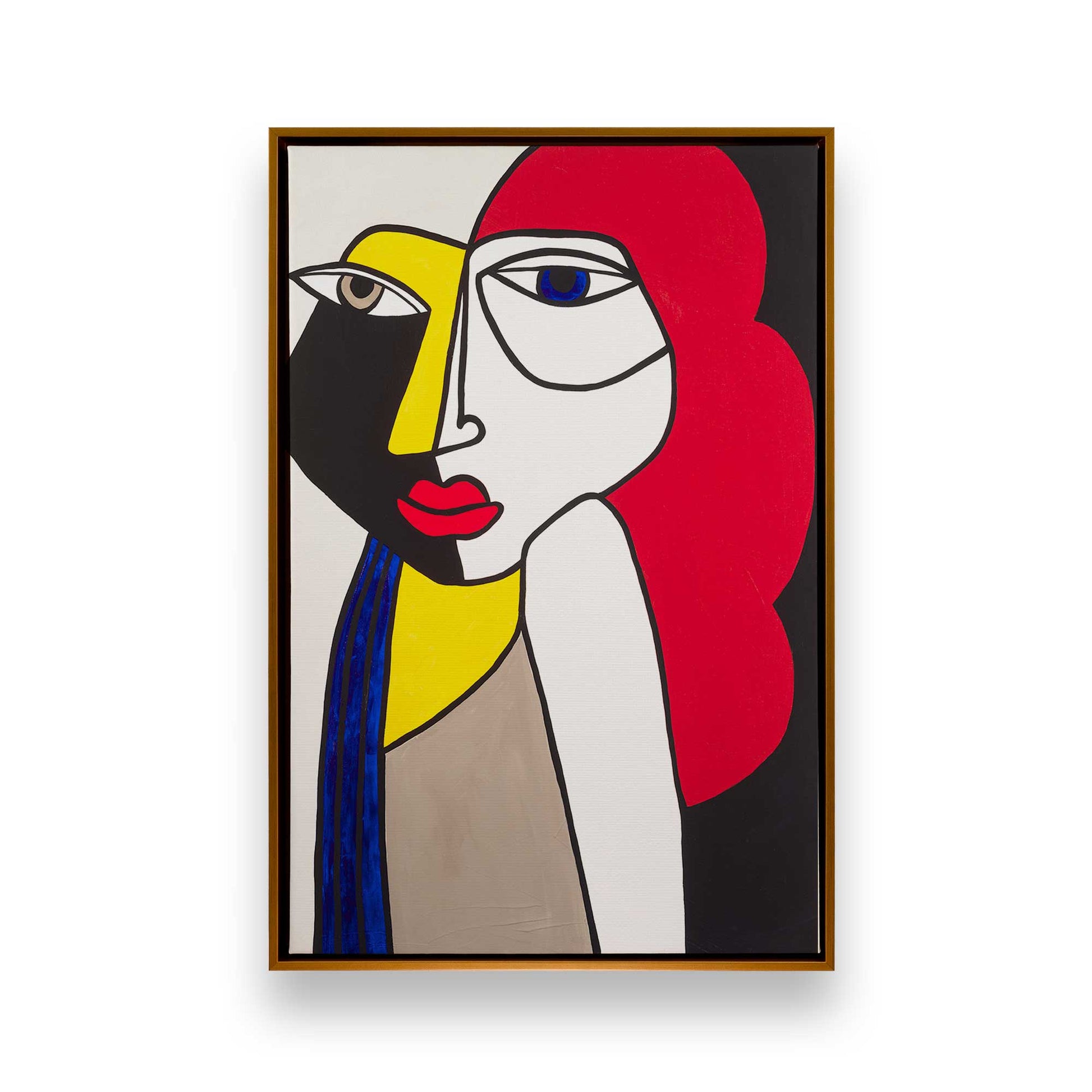 [Color:Polished Gold], Picture of art in a Polished Gold frame