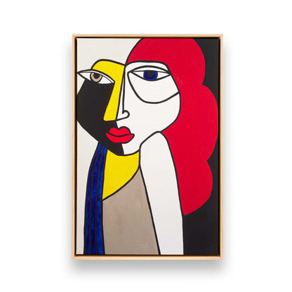 [Color:American Maple], Picture of art in a American Maple frame