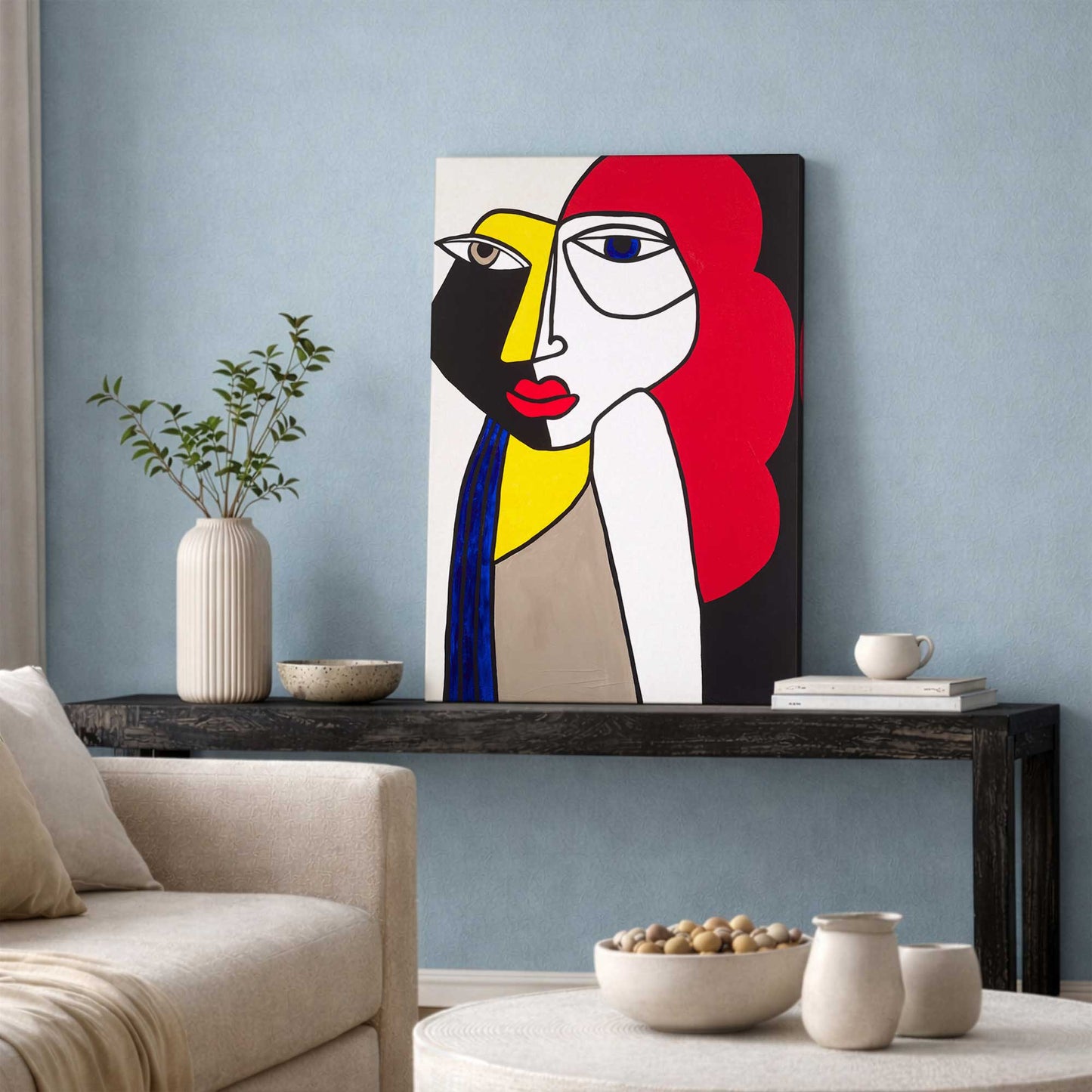 Picture of art in a room