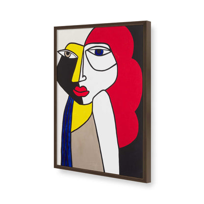 [Color:Belvinder Brown], Picture of art in a Belvinder Brown frame of the corner