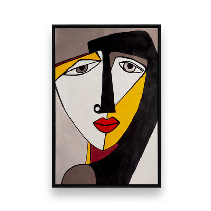 [Color:Satin Black], Picture of art in a Satin Black frame