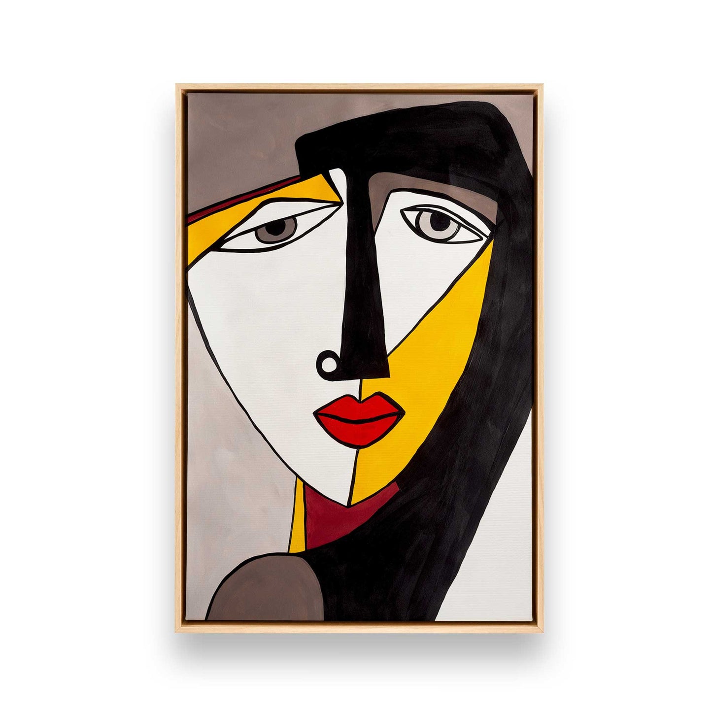 [Color:American Maple], Picture of art in a American Maple frame