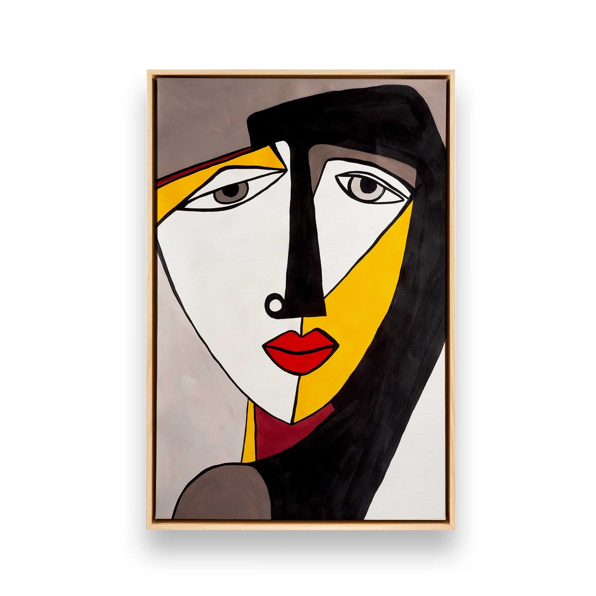 [Color:American Maple], Picture of art in a American Maple frame