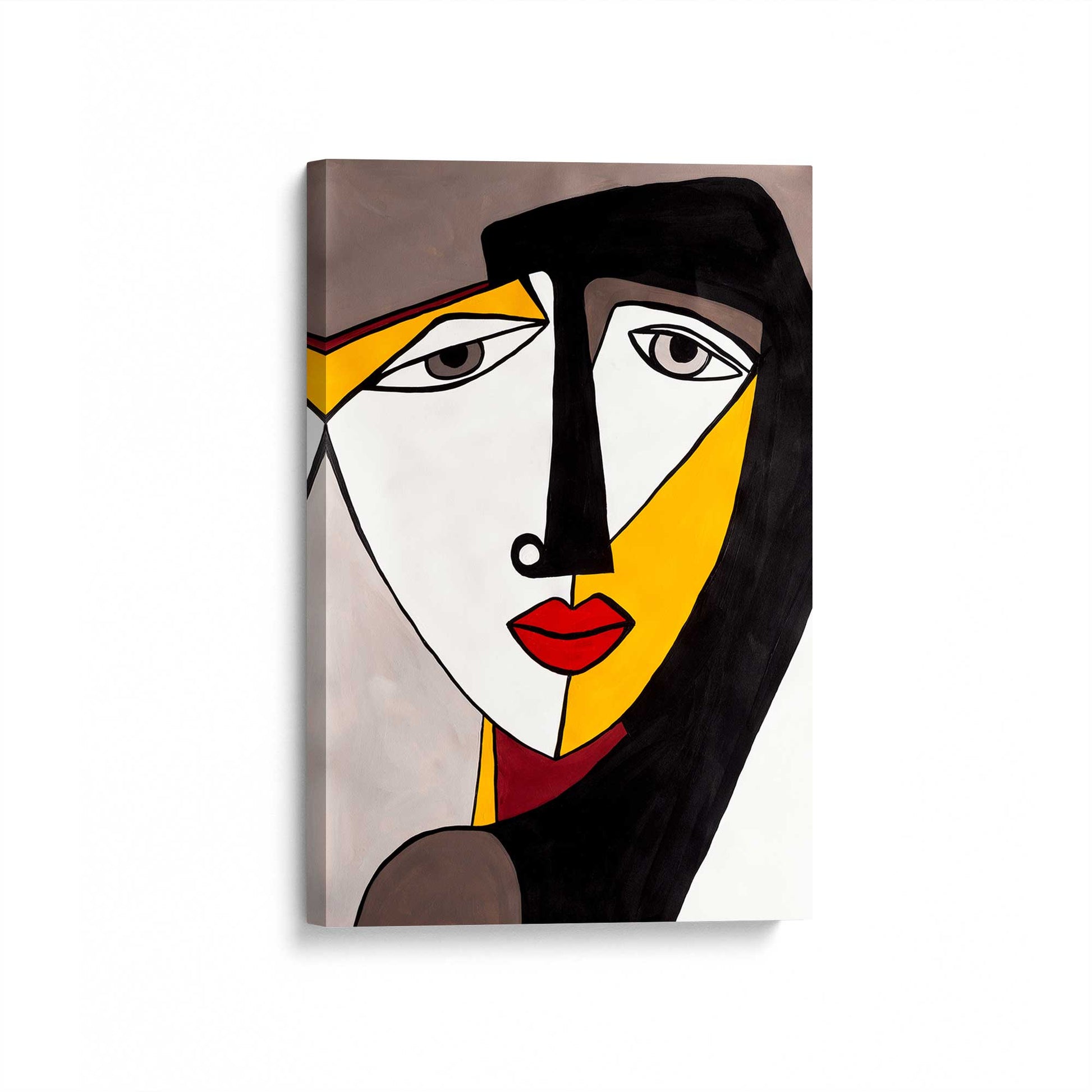 [Color:Stretched Canvas], Picture of art at an angle