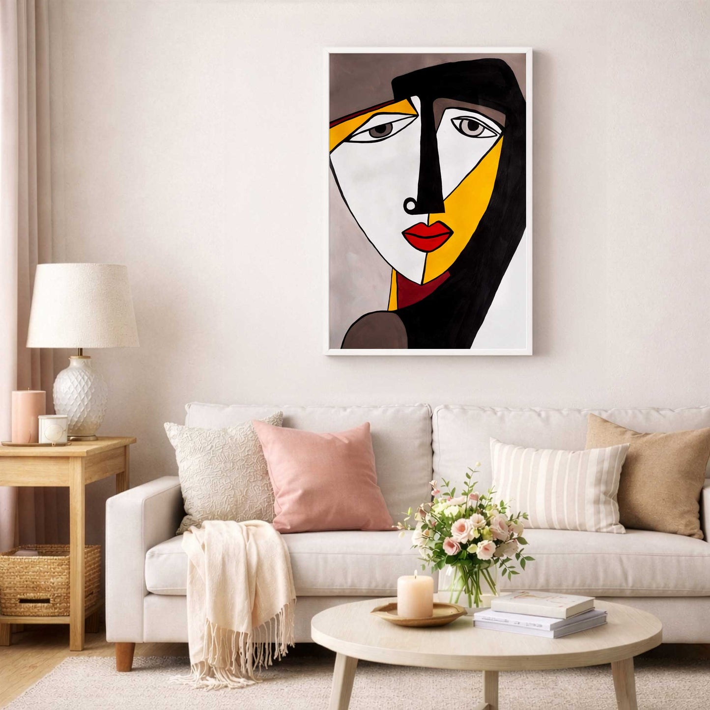 Picture of art in a room