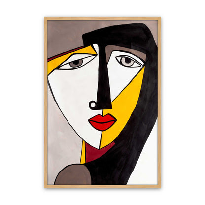 [Color:American Maple], Picture of art in a American Maple frame