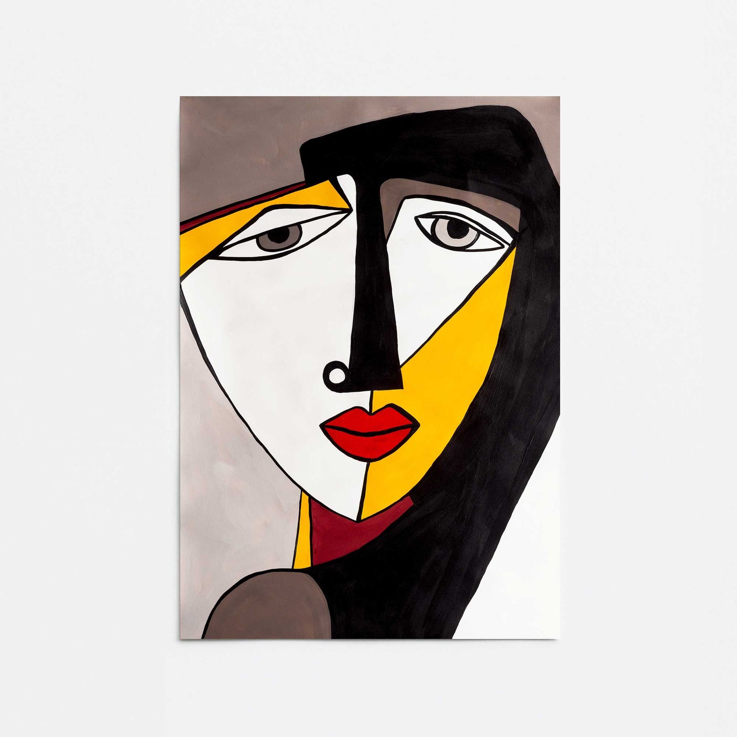 [Color:Rolled Print], Picture of close up of art