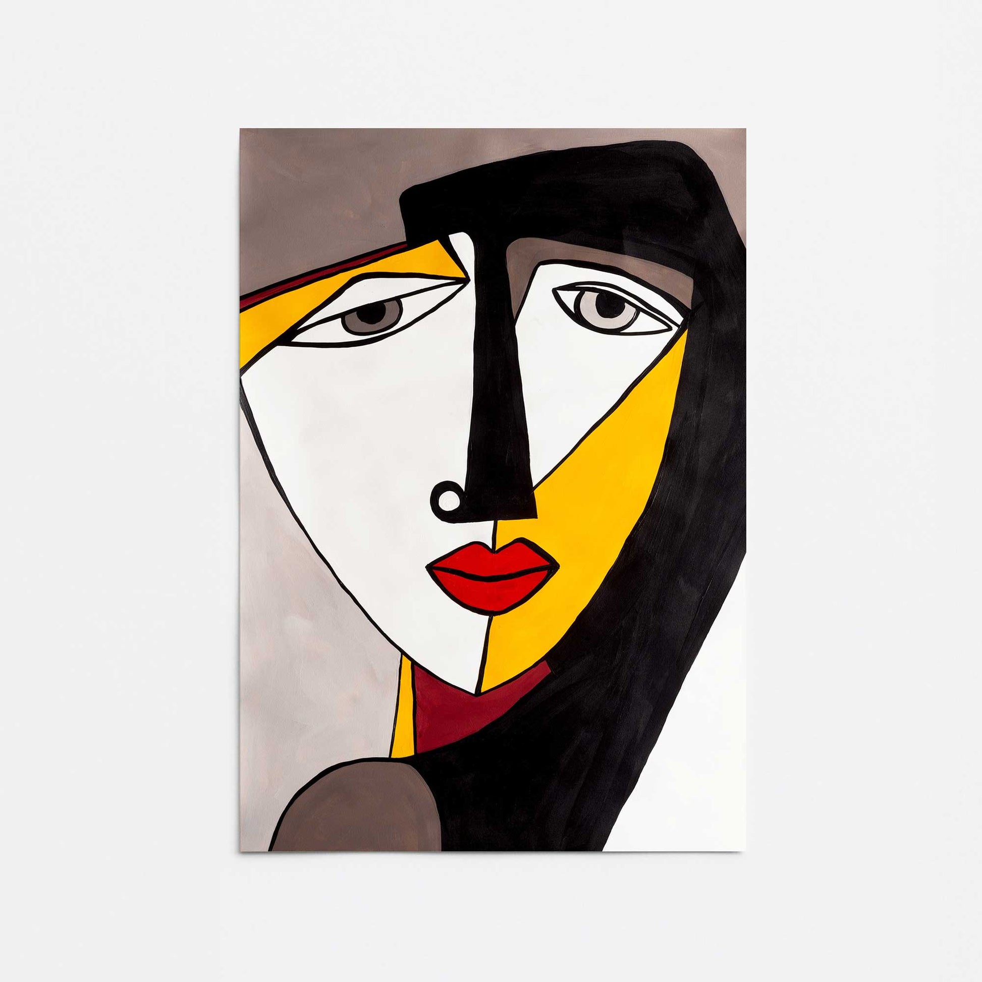 [Color:Rolled Print], Picture of close up of art