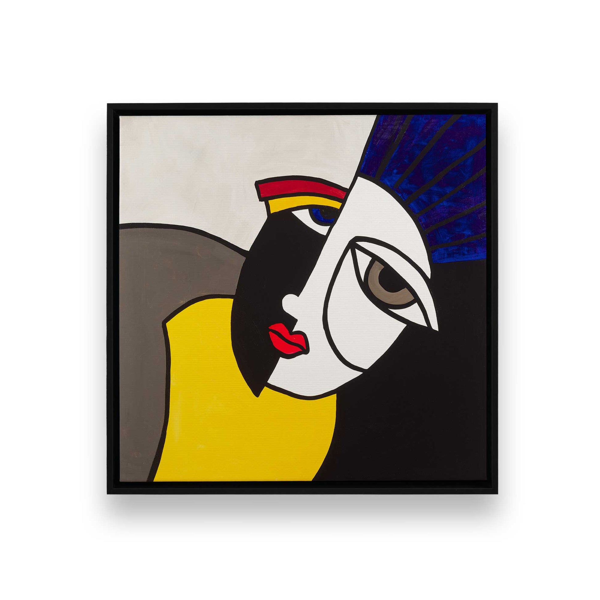 [Color:Satin Black], Picture of art in a Satin Black frame
