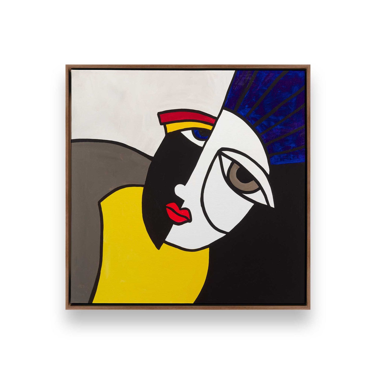 [Color:Walnut], Picture of art in a Walnut frame