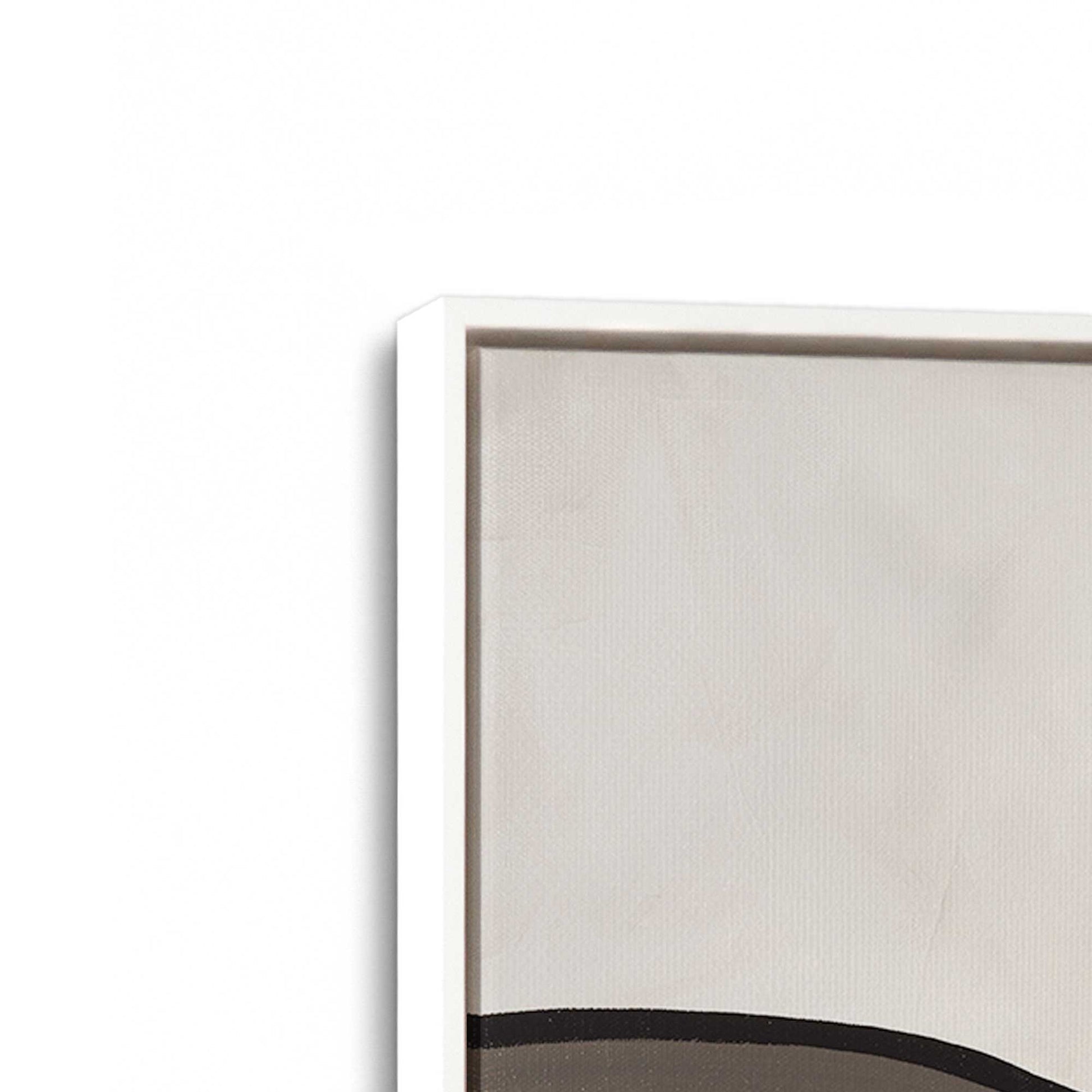[Color:Opaque White], Picture of art in a White frame at an angle