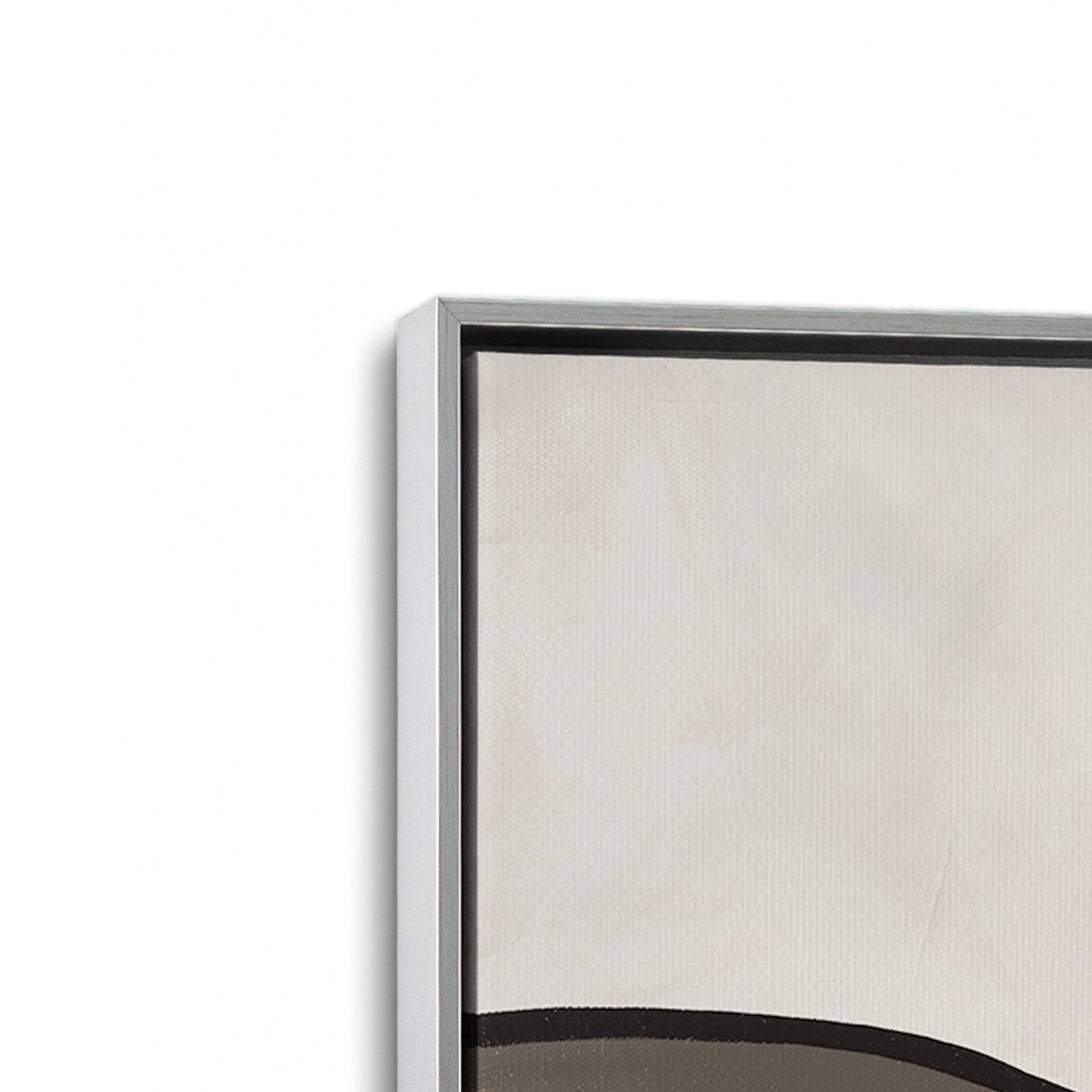 [Color:Polished Chrome], Picture of art in a Polished Chrome frame at an angle