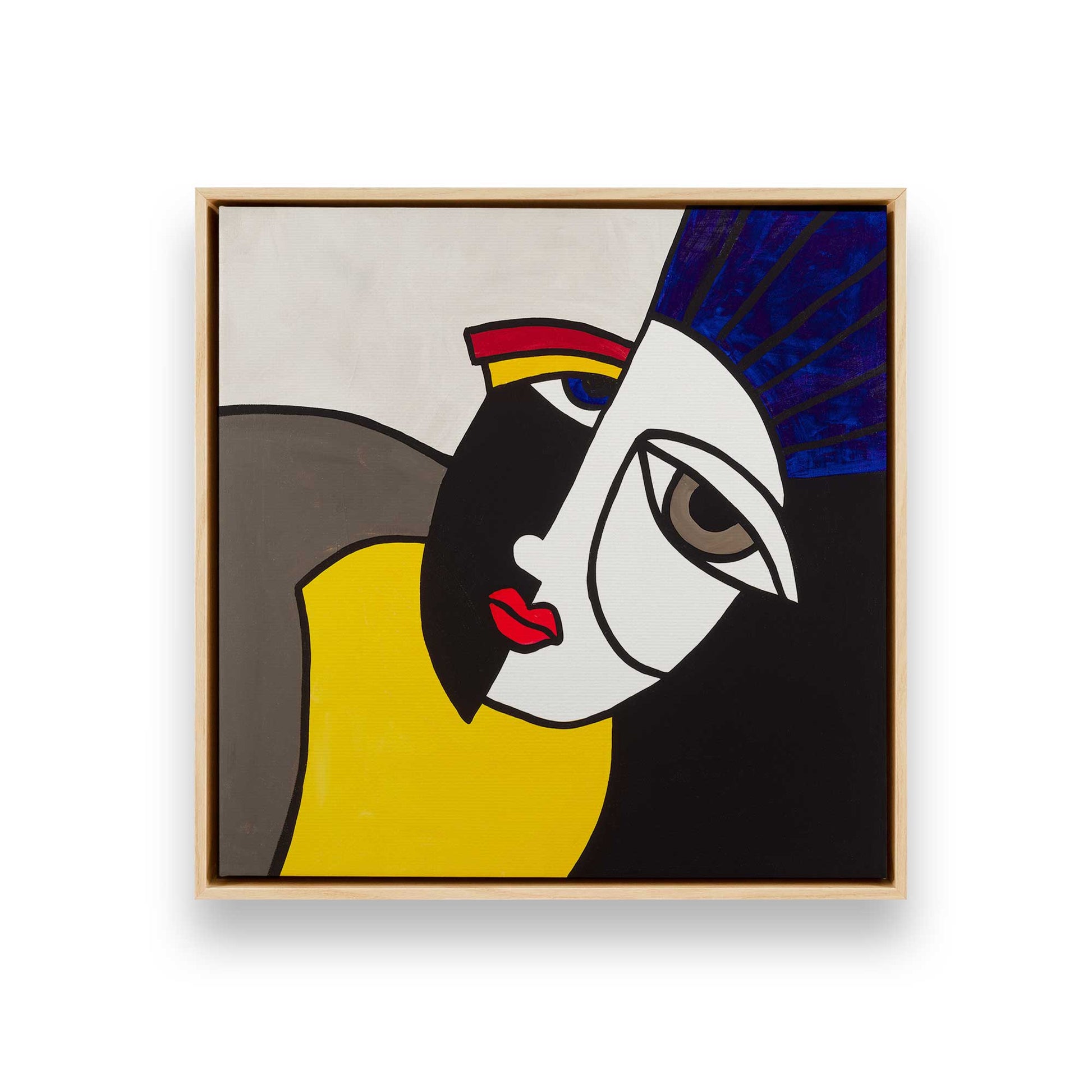 [Color:American Maple], Picture of art in a American Maple frame