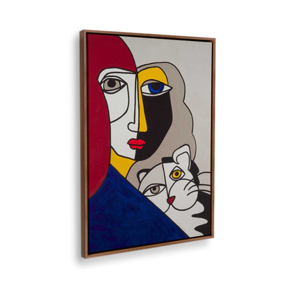 [Color:Walnut], Picture of the corner of the art