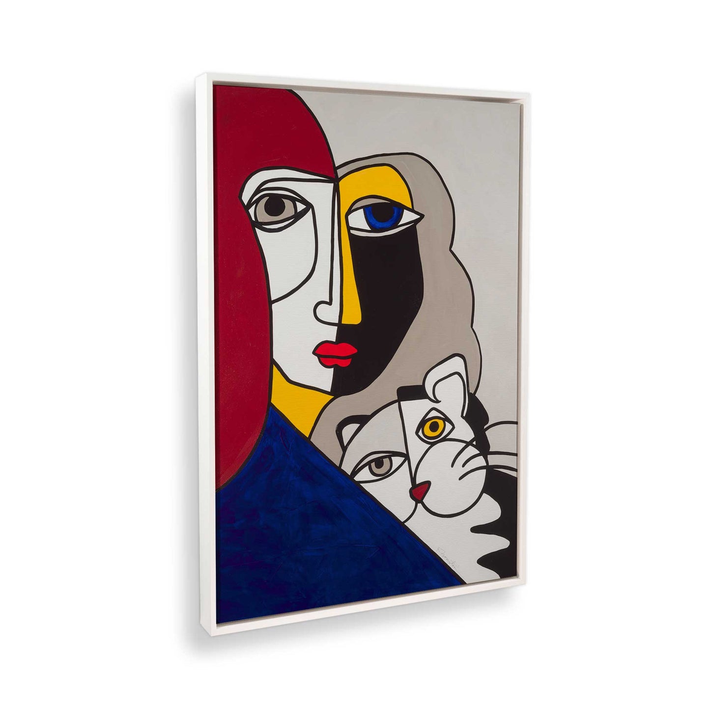 [Color:Opaque White], Picture of the corner of the art