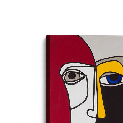 [Color:Stretched Canvas], Picture of the corner of the art